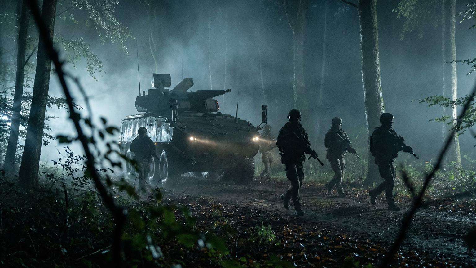 Night field operations visual